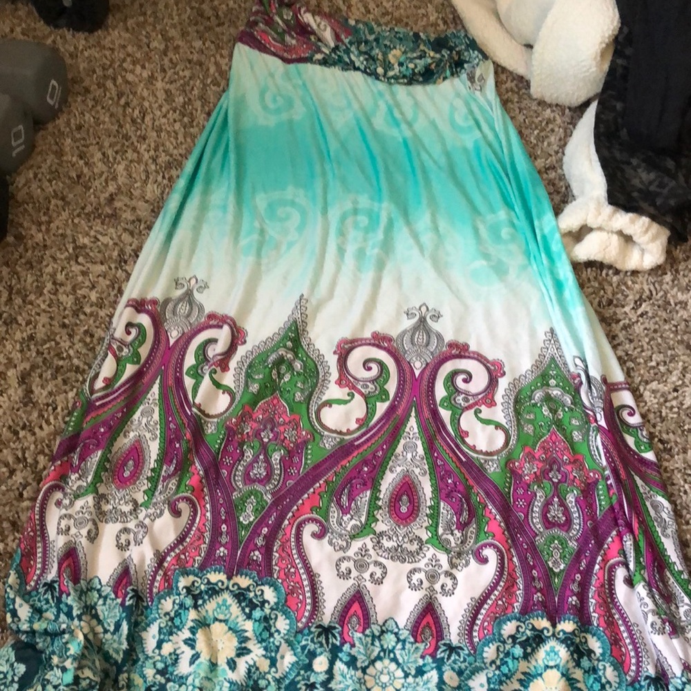 Maxi stretch skirt